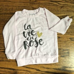 Chaser pink graphic pullover